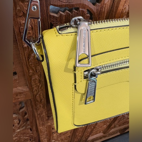 NWOT Rebecca Minkoff Vibrant Yellow Crossbody Bag - Picture 5 of 10